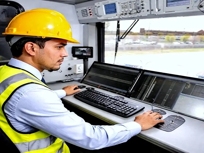 ultrasonido ferroviario mexico, cabina de control del ultrasonido ferroviario, global strix mexico